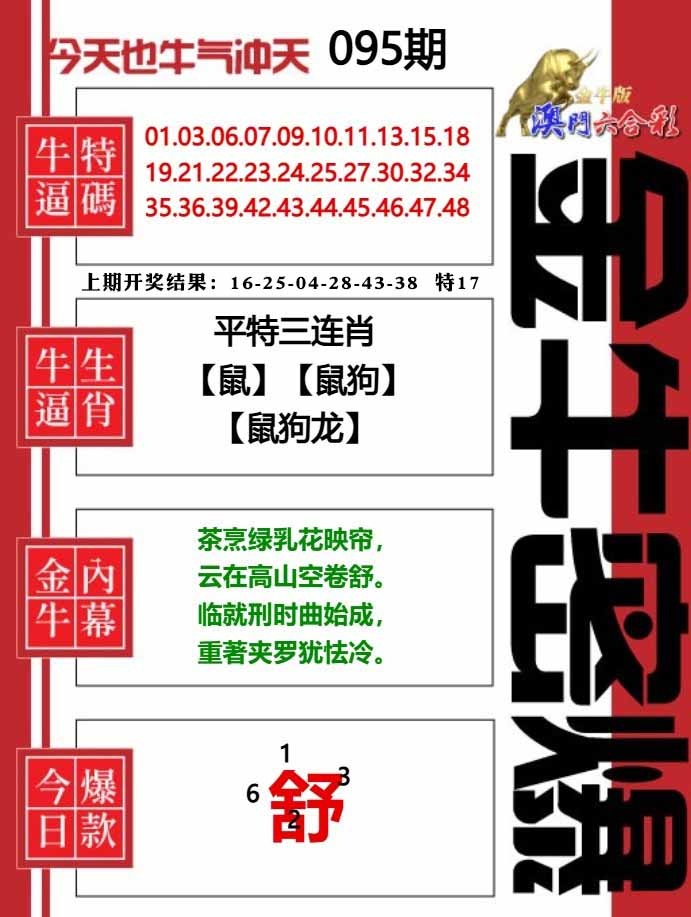 095期金牛密爆[图]