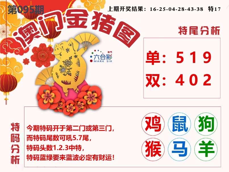 095期澳门金猪图[图]