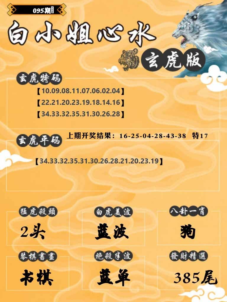095期白小姐玄虎[图]