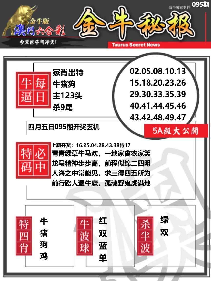 095期金牛秘报A[图]